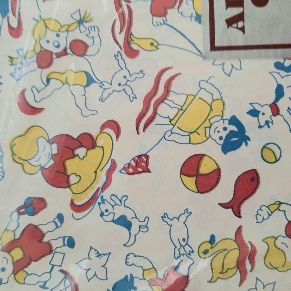 SET OF 7 NIP VTG GIFTWRAP - Picture 15 of 16